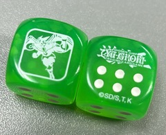 YGO Dice Pair - Stratos (Green)